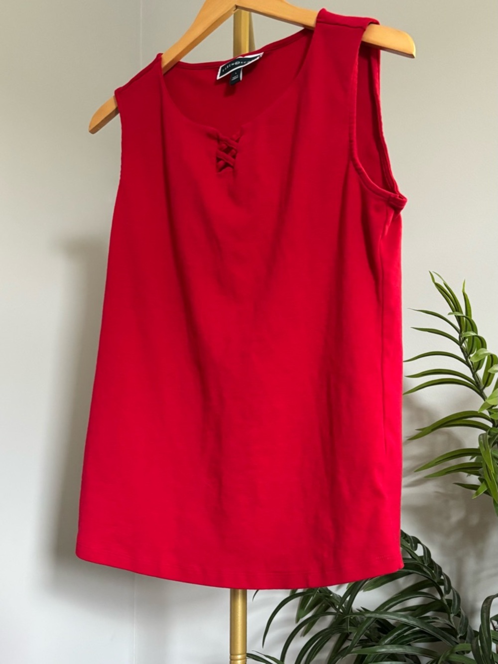 Karen Scott Sleeveless Knit Tanks in Red, White & Black - Set of 3 - Picture 8 of 16
